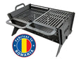 Gratar Gradina, din otel carbon, pentru camping, gradina, pliabil, 65.6x48.6x35.7cm, grosime 3mm - BUZ.RO