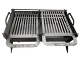 Gratar Gradina, din otel carbon, pentru camping, gradina, pliabil, 65.6x48.6x35.7cm, grosime 3mm - BUZ.RO
