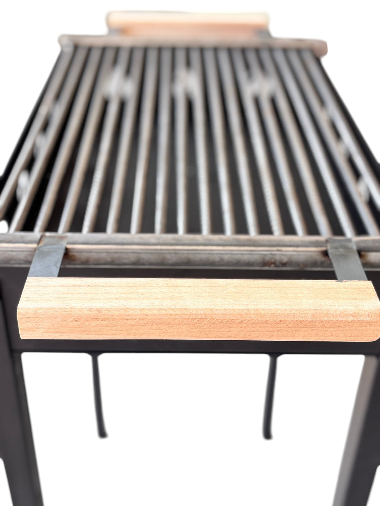 Gratar Gradina portabil 50 x 35 cm bare rotunde din otel 8mm , Personalizabil, Demontabil - BUZ.RO