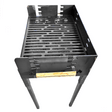 Gratar gradina portabil, cu masa lucru, reglabil pe inaltime de gatire , din otel carbon, suport de lucru, pentru camping, 65X45X95 CM 3 mm grosime tabla - BUZ.RO
