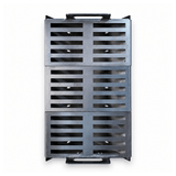 Gratar Portabil de Camping | Otel Masiv cu Placa Plancha si Grill - BUZ.RO