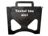 Gratar Gradina, din otel carbon, pentru camping, gradina, 50x30x30cm, grosime 3mm