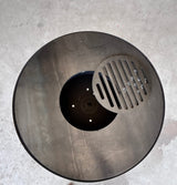 Gratar Rotund de gradina 107cm|diametru 75 cm| fire pit cu Plita rotunda 6/8/10 mm Otel dur - BUZ.RO
