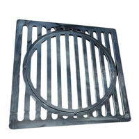 Grill pentru gratar, firepit, din otel 47x47cm, universal, negru