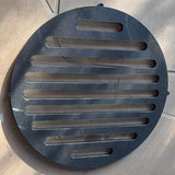 Grill pentru gratar, firepit, din otel 47x47cm, universal, negru - BUZ.RO