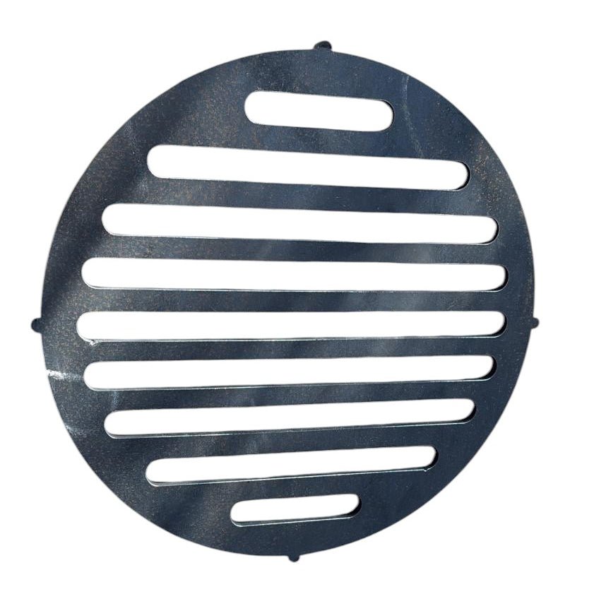 Grill pentru gratar, firepit, din otel 47x47cm, universal, negru - BUZ.RO