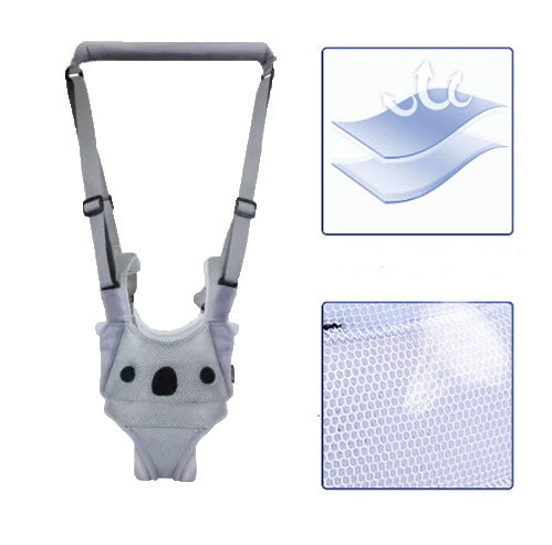 Ham bebe cu suport tip chilot detasabil, premergator, asistare mers, unisex, bumbac, ergonomic, model bufnita