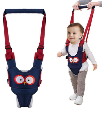 Ham bebe cu suport tip chilot detasabil, premergator, asistare mers, unisex, bumbac, ergonomic, model bufnita