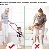Ham bebe cu suport tip chilot detasabil, premergator, asistare mers, unisex, bumbac, ergonomic, model bufnita