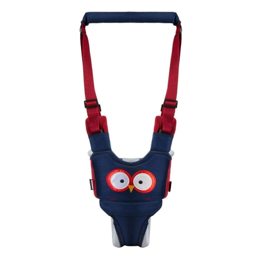 Ham bebe cu suport tip chilot detasabil, premergator, asistare mers, unisex, bumbac, ergonomic, model bufnita
