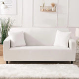 Husa elastica universala cu 2 fete de perna, alb, 90 x140 cm - BUZ.RO