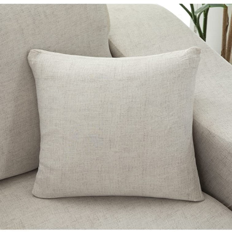 Husa elastica universala pentru canapea pat cu 2 fete de perna, gri, 230 x 190 cm