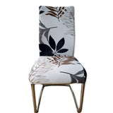 Husa scaun elastica, universala, poliester, albastru cu imprimeu, 50 x 70cm, buz - BUZ.RO