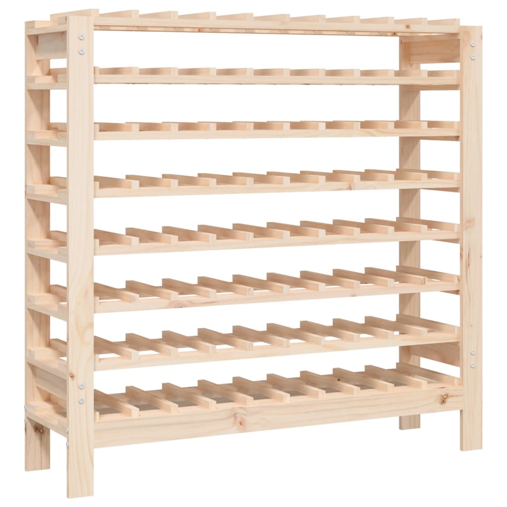 Suport sticle vin, raft vin pentru casa sau pivnita, beci, din lemn, 80 sticle, rezistent,109,5 x 30 x 107,5 cm