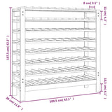 Suport sticle vin, raft vin pentru casa sau pivnita, beci, din lemn, 80 sticle, rezistent,109,5 x 30 x 107,5 cm