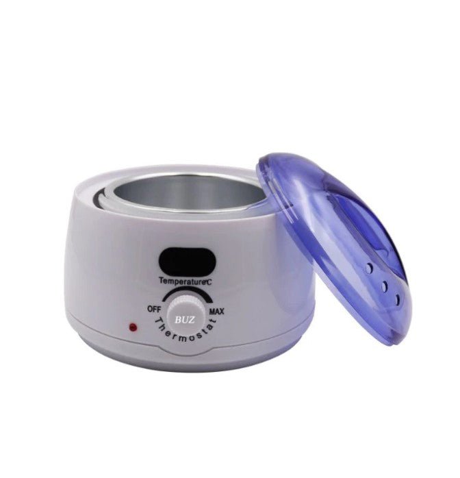 Incalzitor electric, ceara epilatoare 450g, decantor ceara, alb - BUZ.RO