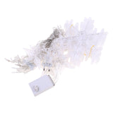 Instalatie Craciun, perdea cu fulgi si stele, lumina calda, 4m