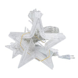 Instalatie craciun, perdea luminoasa ploaie de stele, pentru interior sau exterior, 3 metri, interconectabila, lumini LED, alb rece