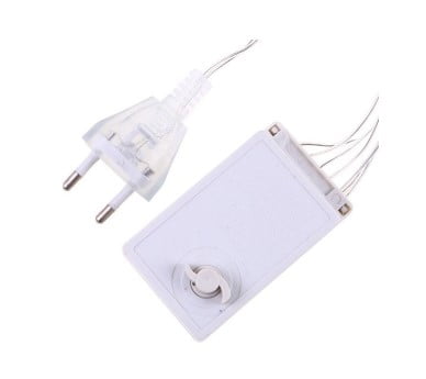 Instalatie craciun,perdea cu fulgi si stele,multicolora