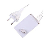 Instalatie craciun,perdea cu fulgi si stele,multicolora