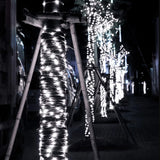 Instalatie pentru craciun, luminoasa, 20 metri, 200 Leduri, pentru interior, alb rece