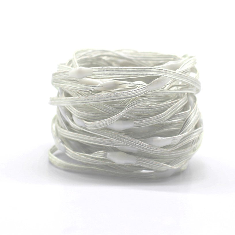 Instalatie pentru craciun, luminoasa, 20 metri, 200 Leduri, pentru interior, alb rece