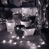 Instalatie pentru craciun, luminoasa, 20 metri, 200 Leduri, pentru interior, alb rece