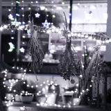 Instalatie pentru craciun, luminoasa, 20 metri, 200 Leduri, pentru interior, alb rece