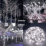 Instalatie pentru craciun, luminoasa, 20 metri, 200 Leduri, pentru interior, alb rece