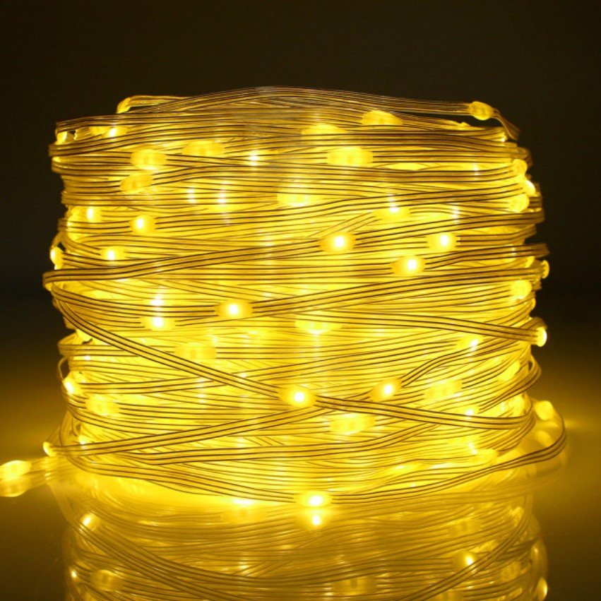 Instalatie pentru craciun, luminoasa, 20 metri, 200 leduri, pentru interior sau exterior, alb cald - BUZ.RO