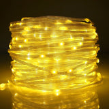 Instalatie pentru craciun, luminoasa, 20 metri, 200 leduri, pentru interior sau exterior, alb cald - BUZ.RO