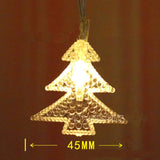 Instalatie pentru Craciun, perdea luminoasa, cu braduti, 3.5 metri, lumini LED, pentru interior, alb cald, buz