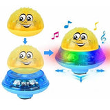 Jucarie de baie copii tip stropitoare, cu lumini si sunete, albastra - BUZ.RO