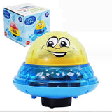 Jucarie de baie copii tip stropitoare, cu lumini si sunete, albastra - BUZ.RO