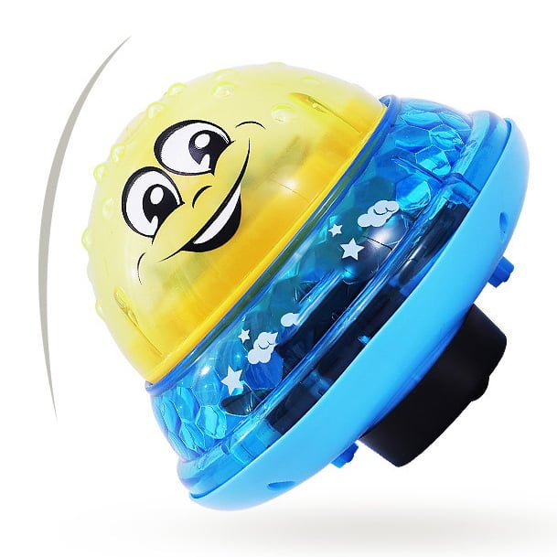 Jucarie de baie copii tip stropitoare, cu lumini si sunete, albastra - BUZ.RO