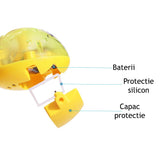 Jucarie de baie copii tip stropitoare, cu lumini si sunete, albastra - BUZ.RO