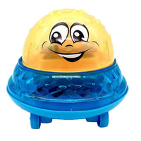 Jucarie de baie copii tip stropitoare, cu lumini si sunete, albastra