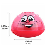 Jucarie de baie copii, tip stropitoare, lumini si sunete, rosie - BUZ.RO