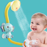 Jucarie de baie pentru bebelusi si copii, cu 4 ventuze, tip dus,+36 luni, galben - BUZ.RO