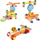 Jucarie din lemn educativa si interactiva, tip scaunel, multifunctional, Montessori, asociere, invatare prin joaca - BUZ.RO