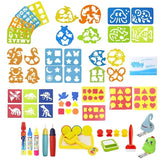 Jucarie educativa si interactiv, covorasul magic, picteaza, deseneaza si coloreaza cu apa, 22 piese, 100 x 100cm