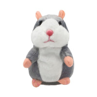 Jucarie interactiva, hamster vorbitor, bebelusi, copii, din plus, educativa, inregistreaza si reda vocea, imitator, gri