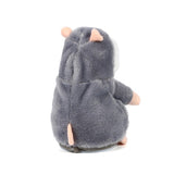 Jucarie interactiva, hamster vorbitor, bebelusi, copii, din plus, educativa, inregistreaza si reda vocea, imitator, gri - BUZ.RO