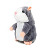 Jucarie interactiva, hamster vorbitor, bebelusi, copii, din plus, educativa, inregistreaza si reda vocea, imitator, gri - BUZ.RO