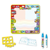 Jucarie interactiva, jucarie educativa, covoras magic, picteaza, deseneaza si coloreaza, cu apa, 78x78 cm - BUZ.RO