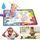Jucarie interactiva, jucarie educativa, covoras magic, picteaza, deseneaza si coloreaza, cu apa, 78x78 cm - BUZ.RO