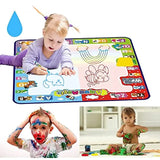 Jucarie interactiva, jucarie educativa, covoras magic, picteaza, deseneaza si coloreaza, cu apa, 78x78 cm - BUZ.RO
