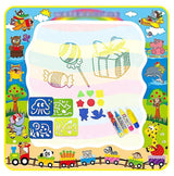 Jucarie interactiva si educativa covoras magic pentru desenat cu apa, carioci magice, +3 ani, LEXI, 100x100 - BUZ.RO