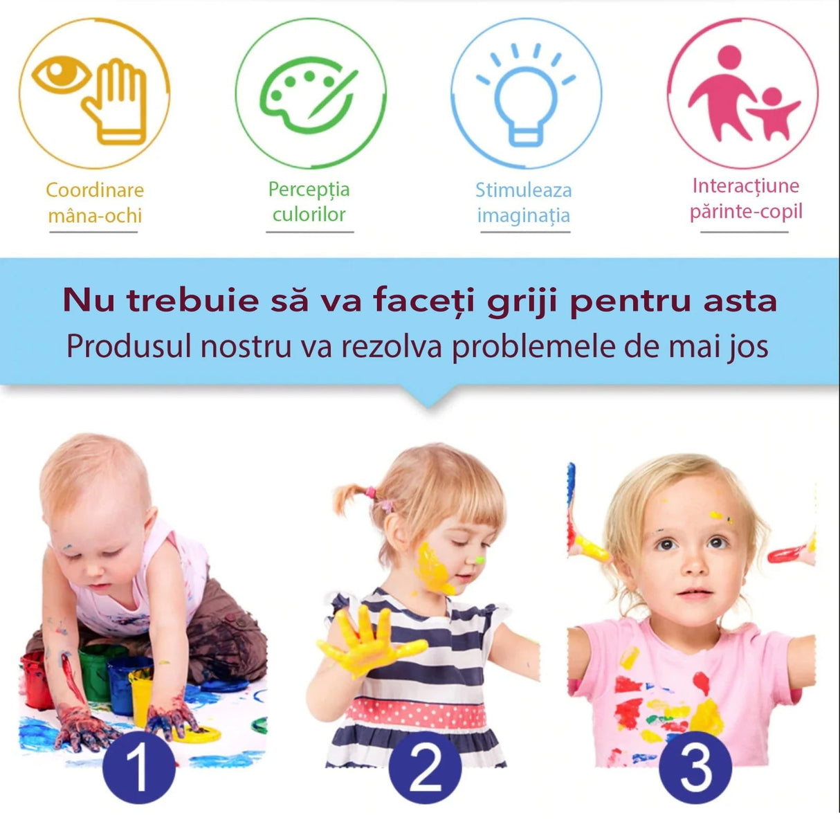 Jucarie interactiva si educativa covoras magic  pentru desenat cu apa, carioci magice, +3 ani, LEXI, 100x100