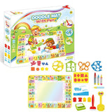 Jucarie interactiva si educativa, covorasul magic, picteaza, deseneaza si coloreaza cu apa, 120 x 89 cm - BUZ.RO